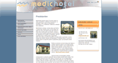 Desktop Screenshot of medichotel.com